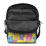 Colorful Gummy Bear Print Rectangular Crossbody Bag