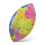 Colorful Gummy Bear Print Rugby Ball