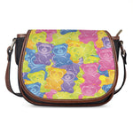 Colorful Gummy Bear Print Saddle Bag