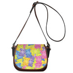 Colorful Gummy Bear Print Saddle Bag