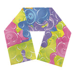 Colorful Gummy Bear Print Scarf