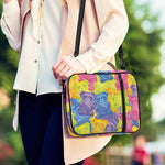 Colorful Gummy Bear Print Shoulder Strap Bible Bag