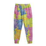 Colorful Gummy Bear Print Sweatpants