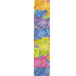 Colorful Gummy Bear Print Table Runner
