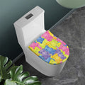 Colorful Gummy Bear Print Toilet Lid Cover