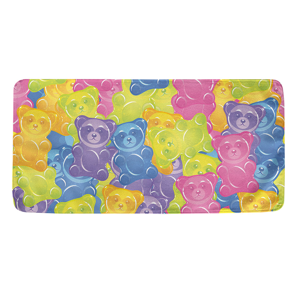 Colorful Gummy Bear Print Towel