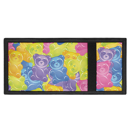 Colorful Gummy Bear Print Trifold Wallet