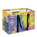 Colorful Gummy Bear Print Utility Tote Bag