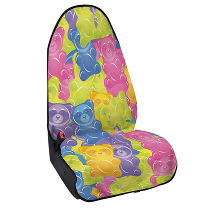 Colorful Gummy Bear Print Waterproof Car Seat Cover