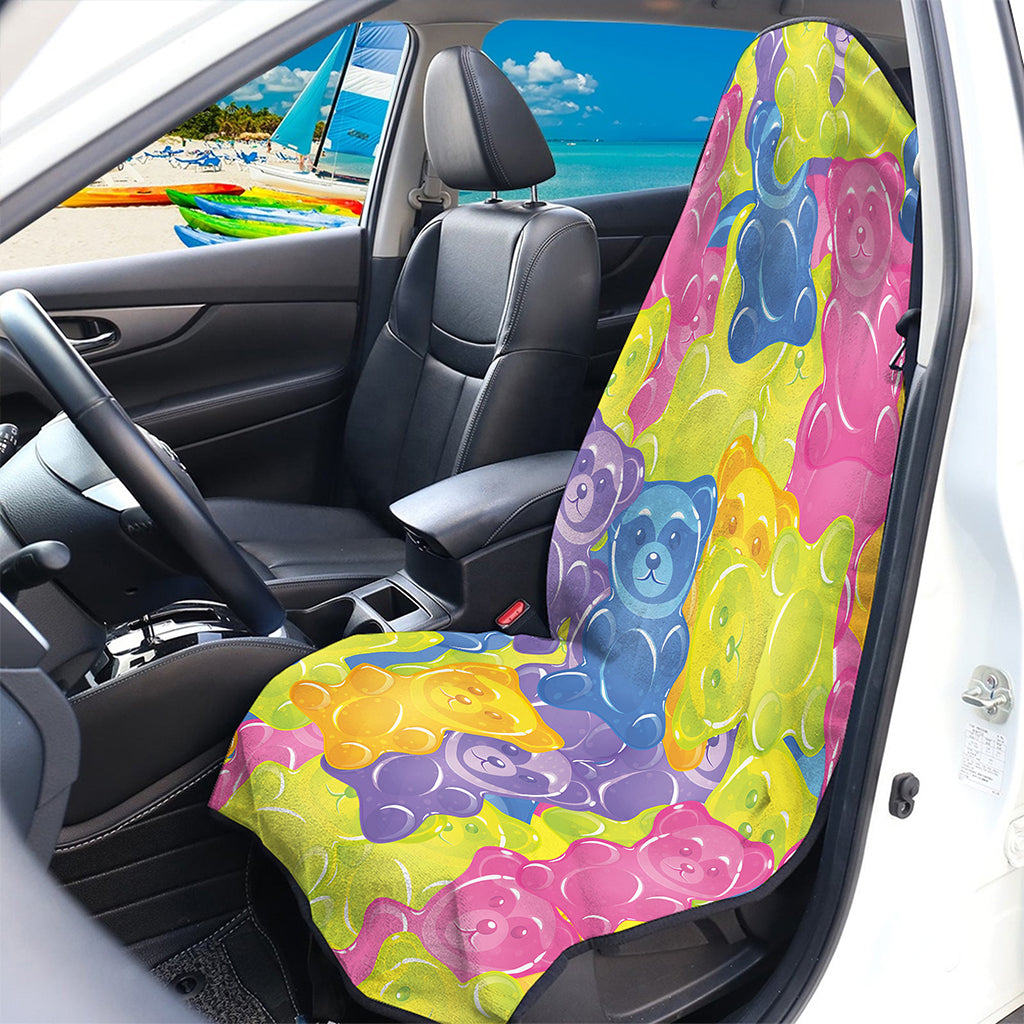Colorful Gummy Bear Print Waterproof Car Seat Cover