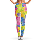 Colorful Gummy Bear Print Women's Leggings