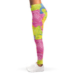 Colorful Gummy Bear Print Women's Leggings
