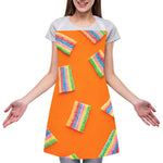 Colorful Gummy Print Adjustable Apron