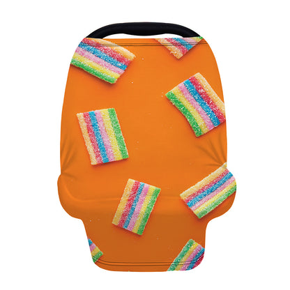 Colorful Gummy Print Baby Seat Cover