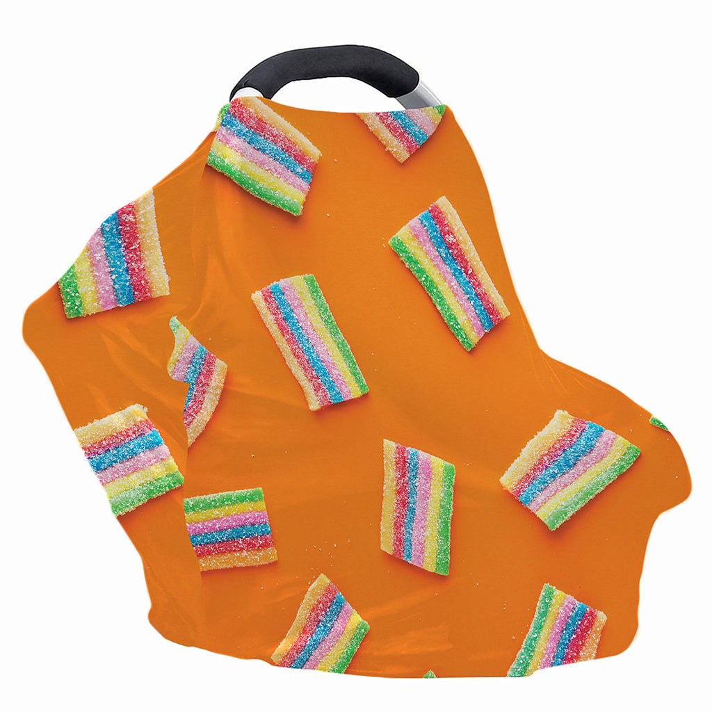 Colorful Gummy Print Baby Seat Cover