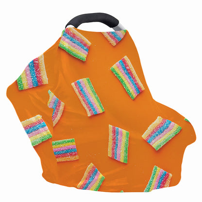 Colorful Gummy Print Baby Seat Cover