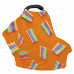 Colorful Gummy Print Baby Seat Cover