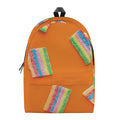 Colorful Gummy Print School Backpack