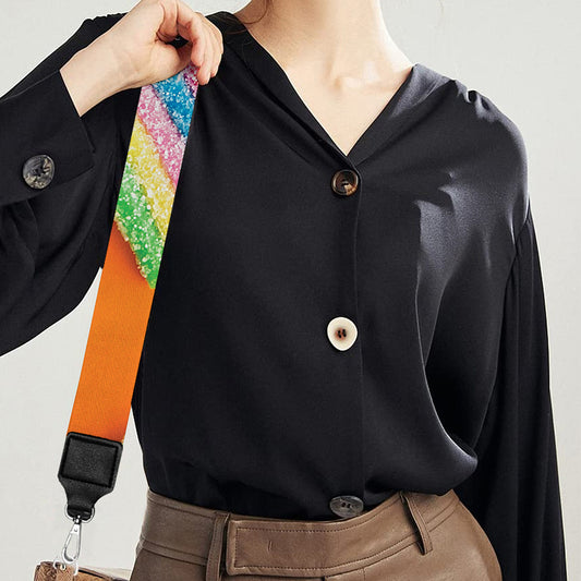 Colorful Gummy Print Bag Strap