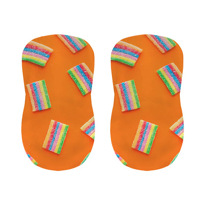 Colorful Gummy Print Bar Stool Covers