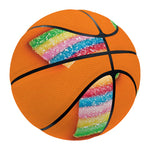 Colorful Gummy Print Basketball