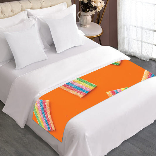 Colorful Gummy Print Bed Runner