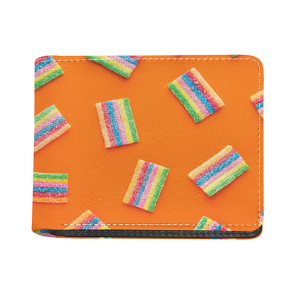 Colorful Gummy Print Bifold Wallet