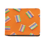 Colorful Gummy Print Bifold Wallet