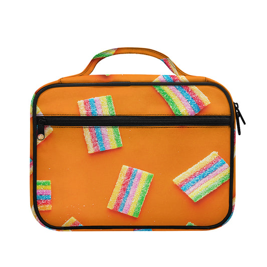 Colorful Gummy Print Briefcase Bible Bag