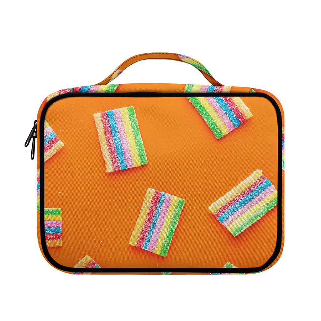 Colorful Gummy Print Briefcase Bible Bag