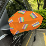 Colorful Gummy Print Car Side Mirror Covers