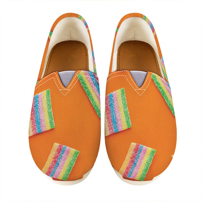 Colorful Gummy Print Casual Shoes