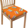 Colorful Gummy Print Chair Cushion Cover