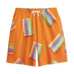Colorful Gummy Print Cotton Shorts