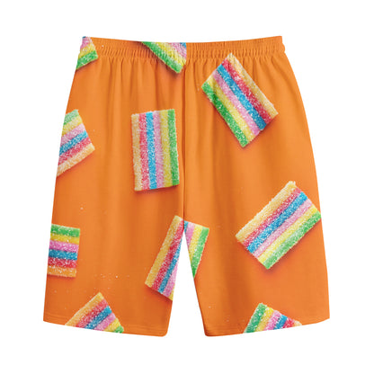 Colorful Gummy Print Cotton Shorts