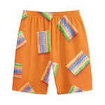Colorful Gummy Print Cotton Shorts