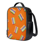 Colorful Gummy Print Crossbody Lunch Bag