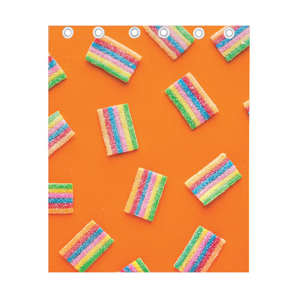 Colorful Gummy Print Curtain
