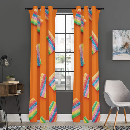 Colorful Gummy Print Curtain