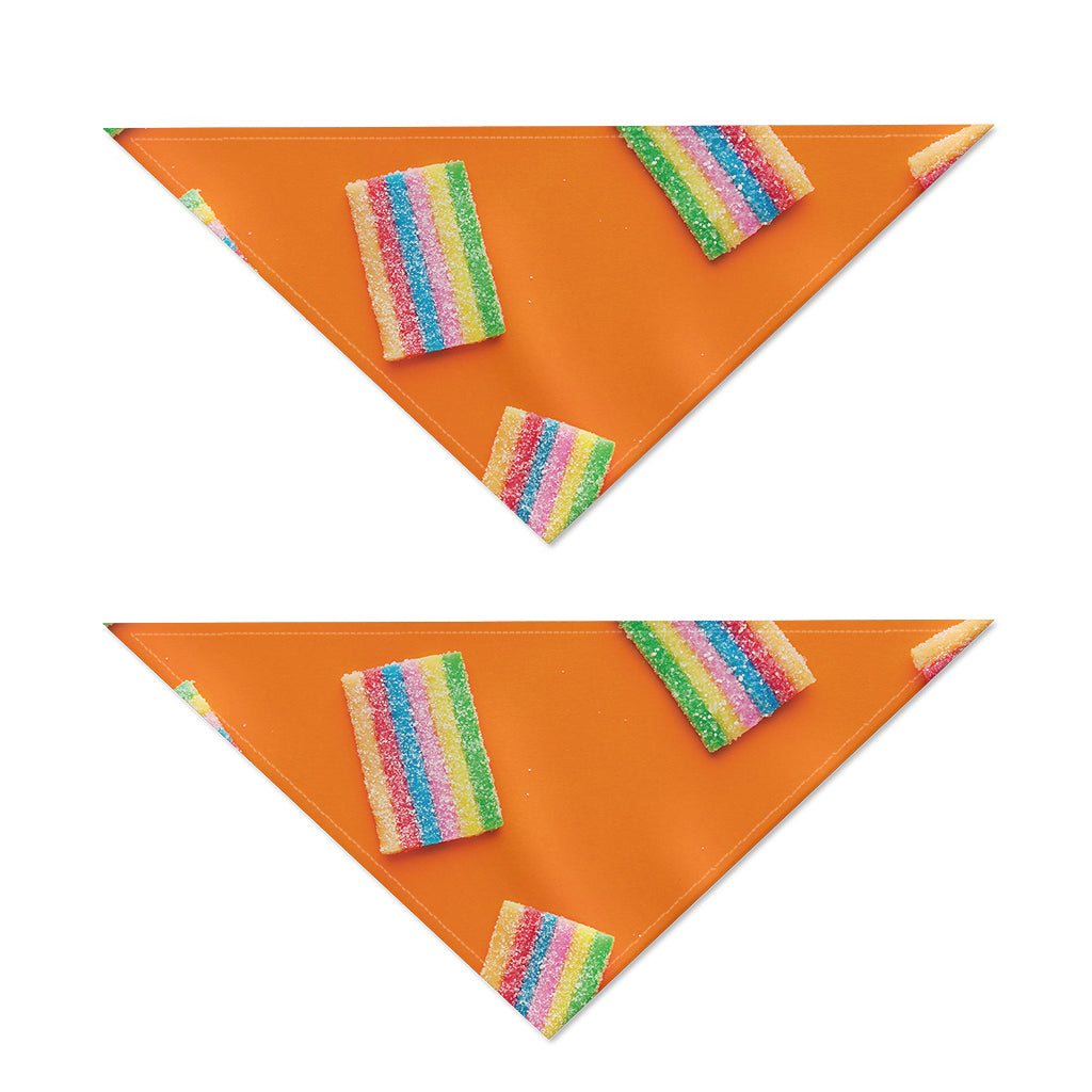 Colorful Gummy Print Dog Bandana