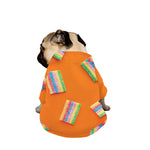 Colorful Gummy Print Dog Zip Up Jacket