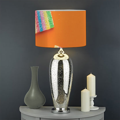 Colorful Gummy Print Drum Lamp Shade