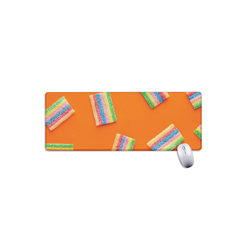 Colorful Gummy Print Extended Mouse Pad