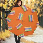Colorful Gummy Print Foldable Umbrella