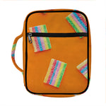 Colorful Gummy Print Front Pocket Bible Bag