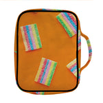 Colorful Gummy Print Front Pocket Bible Bag