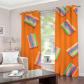Colorful Gummy Print Grommet Curtains