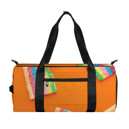 Colorful Gummy Print Gym Bag