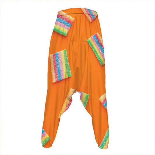 Colorful Gummy Print Hammer Pants
