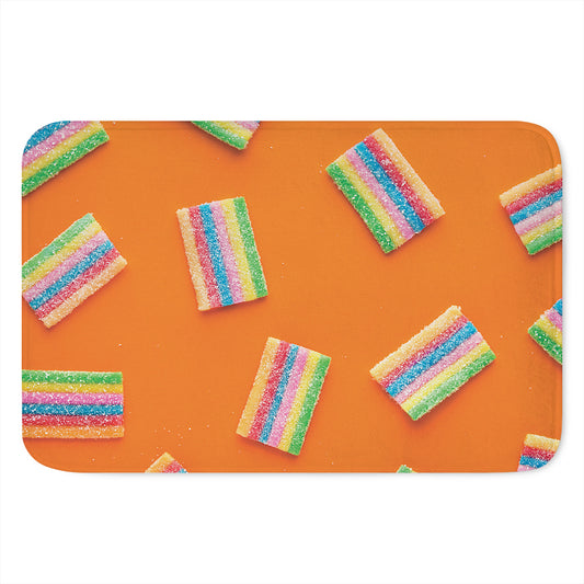 Colorful Gummy Print Indoor Door Mat